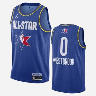 Jersey Nike Russell Westbrook All-Star Jordan NBA Swingman Barbati Albastri | EHCR-95271